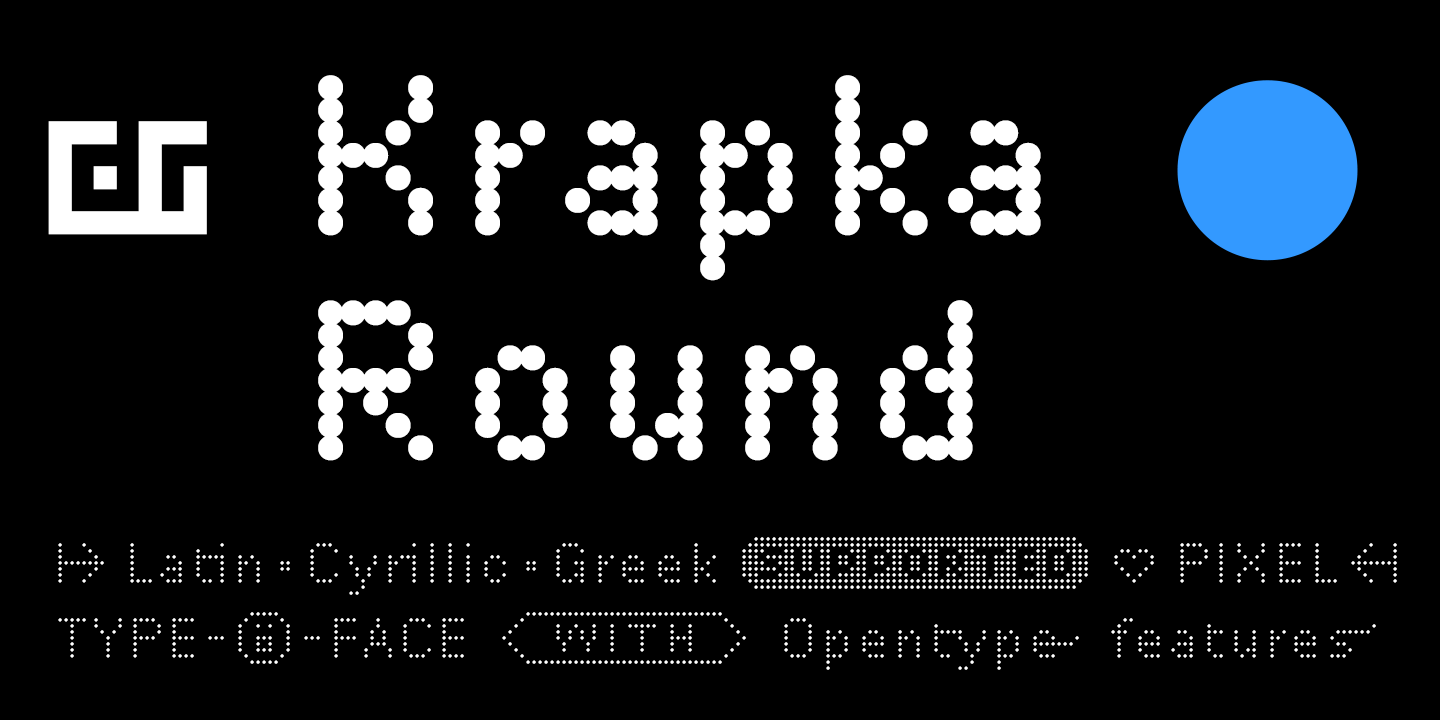 DR Krapka Round Font